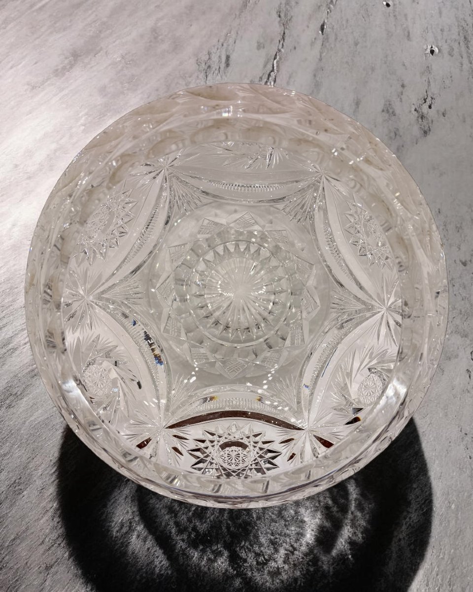  Bowl da Macedonia In Cristallo Di Boemia - Italia Anni 30-photo-3